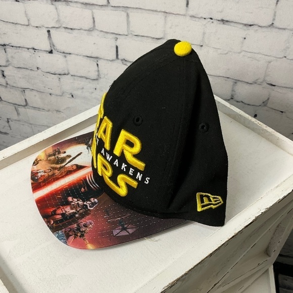 Era 9Fifty Mens Cap Star Wars The Force Awakens Black Print Snapback Trucker - Picture 10 of 12